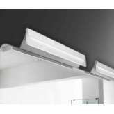 Inda Lamp with plexiglass diffuser. Chrome-plated finishing