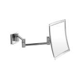 Inda My Mirror Wall-mounted magnifying mirror, double jointed arm, L 20 cm mirror