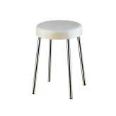 Inda Stool with seat in ureic resin (UF), brass legs