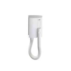 Inda Hotellerie Hairdryer with timer and safety thermostat in white plastic
