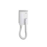 Inda Hotellerie Hairdryer with timer and safety thermostat in white plastic