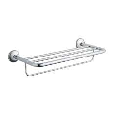 Inda Hotellerie Bath towel rack with towel holder, center distance 50 cm