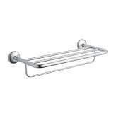Inda Hotellerie Bath towel rack with towel holder, center distance 50 cm