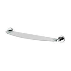 Inda Forum Tempered satined crystal shelf, 6 mm glass, with brackets