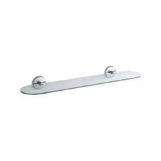 Inda Colorella Tempered crystal shelf, 6 mm glass, with brackets