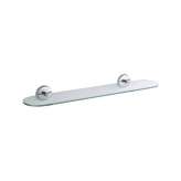 Inda Colorella Tempered crystal shelf, 6 mm glass, with brackets