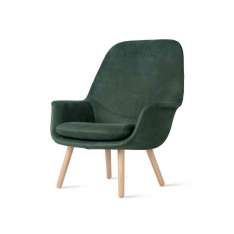 ICONS OF DENMARK Smile Lounge High Back Wood Base