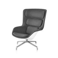 Herman Miller Striad High-Back Lounge Chair, Four Star Base