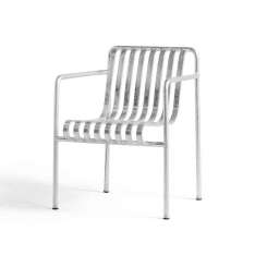 Hay Palissade Dining Armchair Hot Galvanised