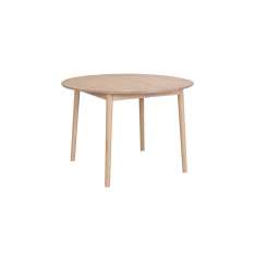Hans K ZigZag table round 110(50)x110cm ash blonde