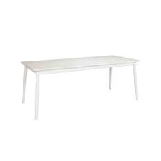 Hans K ZigZag table rect 140(53)x90cm white