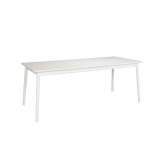 Hans K ZigZag table rect 140(53)x90cm white