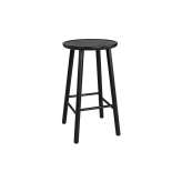 Hans K ZigZag barstool 63cm ash black