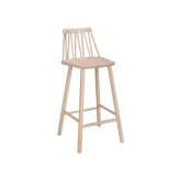 Hans K ZigZag barchair 63cm ash blonde