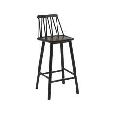 Hans K ZigZag barchair 63cm ash black