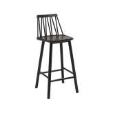 Hans K ZigZag barchair 63cm ash black