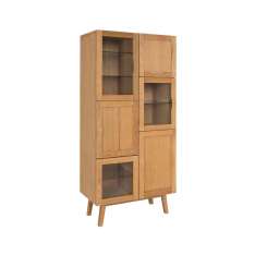 Hans K Rainbow vitrine oak oiled