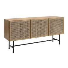 Hans K Racquet sideboard oak oild, legs metal