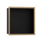 Hansgrohe hansgrohe XtraStoris Individual Wall niche Matt Black with design frame 30 x 30 x 10 cm