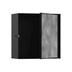 Hansgrohe hansgrohe XtraStoris Rock Wall niche with tileable door 30 x 30 x 14 cm