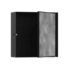 Hansgrohe hansgrohe XtraStoris Rock Wall niche with tileable door 30 x 30 x 10 cm