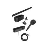 Hansgrohe hansgrohe WallStoris Bundle hand shower 105 3jet EcoSmart Activation, thermostat, shower bar 70 cm and storage set