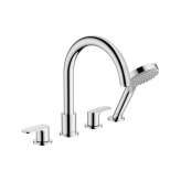 Hansgrohe hansgrohe Vernis Blend 4-hole rim mounted bath mixer