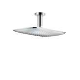 Hansgrohe hansgrohe PuraVida 400 Air 1jet overhead shower with ceiling connector 100 mm EcoSmart 9 l/min