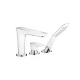 Hansgrohe hansgrohe 3-hole rim mounted single lever bath mixer