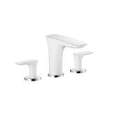Hansgrohe hansgrohe 3-hole basin mixer 100 with push-open waste set