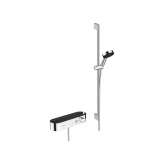 Hansgrohe hansgrohe Pulsify Select Shower system 105 3jet Relaxation with hand shower, thermostat, shower bar 90 cm, slider and