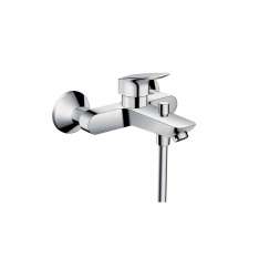 Hansgrohe hansgrohe Logis Single lever bath mixer for exposed installation with centre distance 153 mm