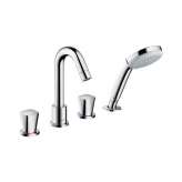 Hansgrohe hansgrohe Logis 4-hole rim mounted bath mixer