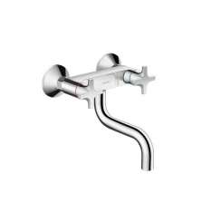 Hansgrohe hansgrohe Logis Classic 2-handle kitchen mixer wall-mounted lowspout