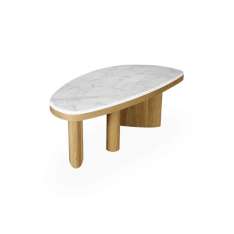 Hamilton Conte Silas Wood Marble - Coffee Table