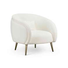 Hamilton Conte Oleg | Armchair Brass Effect Base