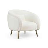 Hamilton Conte Oleg | Armchair Brass Effect Base