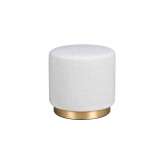 Hamilton Conte Cami | S Pouf Brass Base