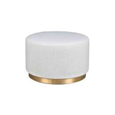 Hamilton Conte Cami | L Pouf Brass Base