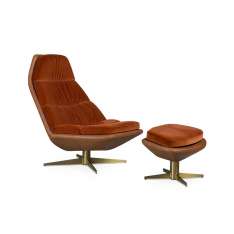 Hamilton Conte Blas | Steel Base Armchair
