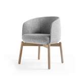 +Halle Nest Low Chair Wood