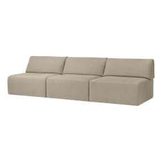 Gubi Wonder Sofa - 3-seater without armrest