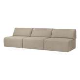 Gubi Wonder Sofa - 3-seater without armrest