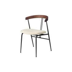 Gubi Violin Dining Chair - Seat Upholstered