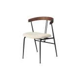 Gubi Violin Dining Chair - Seat Upholstered