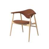Gubi Masculo Chair – wood base