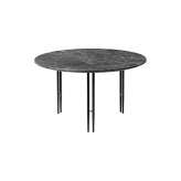 Gubi IOI Coffee Table Ø70 | Black Semi Matt/Grey Emperador Marble
