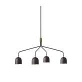 Gubi Howard Chandelier - Four Arms, Long