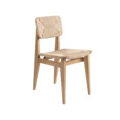 Gubi C-Chair Dining Chair - Paper Cord (Oak Oiled)