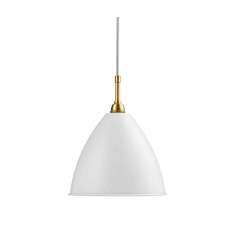 Gubi Bestlite BL9 M Pendant | Matt White/Brass